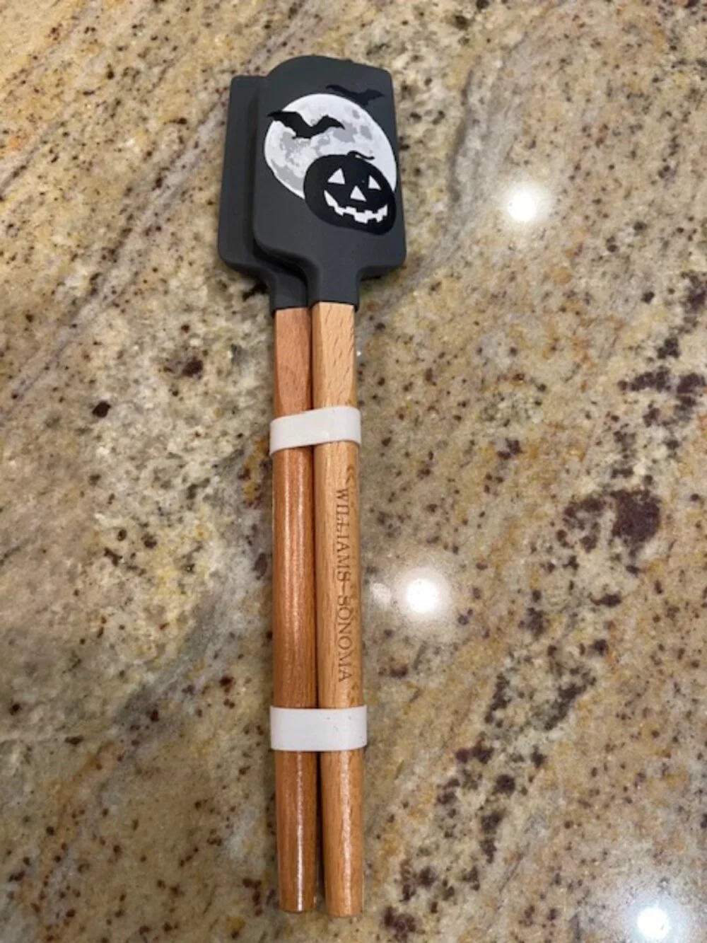 2 WILLIAMS SONOMA Mini Halloween Spatulas 8.75